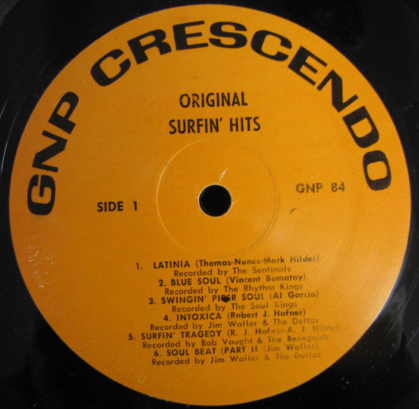 Various - Original Surfin' Hits (Vinyl, LP, Compilation, Reissue) Very Good (VG) / Very Good (VG)