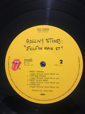 The Rolling Stones - Exile On Main St. (2xVinyl, LP, Album, Reissue) Very Good Plus (VG+) / Very Good (VG)
