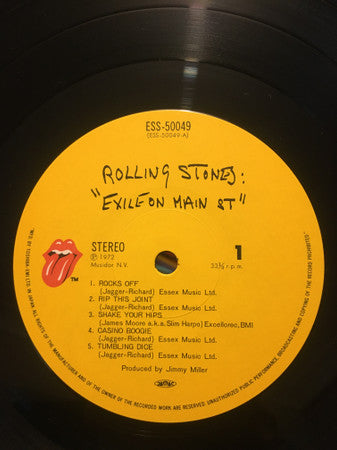 The Rolling Stones - Exile On Main St. (2xVinyl, LP, Album, Reissue) Very Good Plus (VG+) / Very Good (VG)