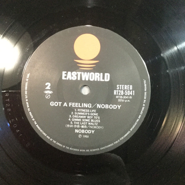 Nobody (14) - Got A Feeling (Vinyl, LP, Stereo)