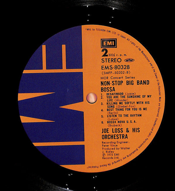 Joe Loss & His Orchestra - Non-Stop Big Band Bossa (Vinyl, LP) Very Good (VG) / Good Plus (G+)