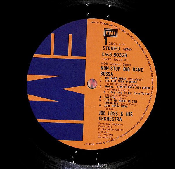 Joe Loss & His Orchestra - Non-Stop Big Band Bossa (Vinyl, LP) Very Good (VG) / Good Plus (G+)