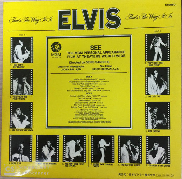 Elvis Presley - That's The Way It Is (Vinyl, LP, Album, Reissue, St...