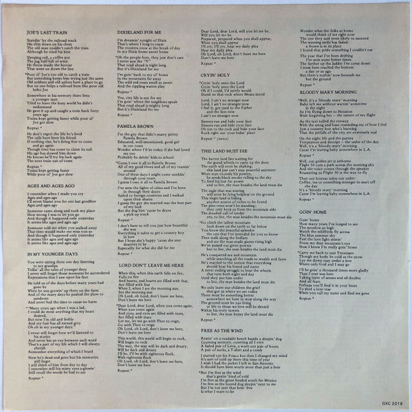 The Country Gentlemen - Joe's Last Train (Vinyl, LP, Album) Very Good Plus (VG+) / Very Good (VG)