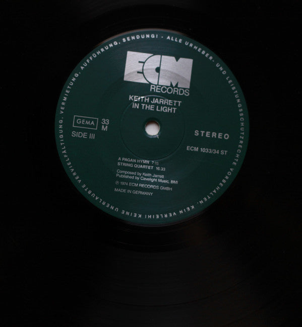 Keith Jarrett - In The Light (2xVinyl, LP, Album, Reissue, Stereo) Good Plus (G+) / Very Good (VG)