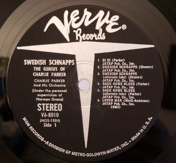 Charlie Parker And His Orchestra - Swedish Schnapps (Vinyl, LP, Album, Reissue, Stereo) Very Good Plus (VG+) / Very Good Plus (VG+)