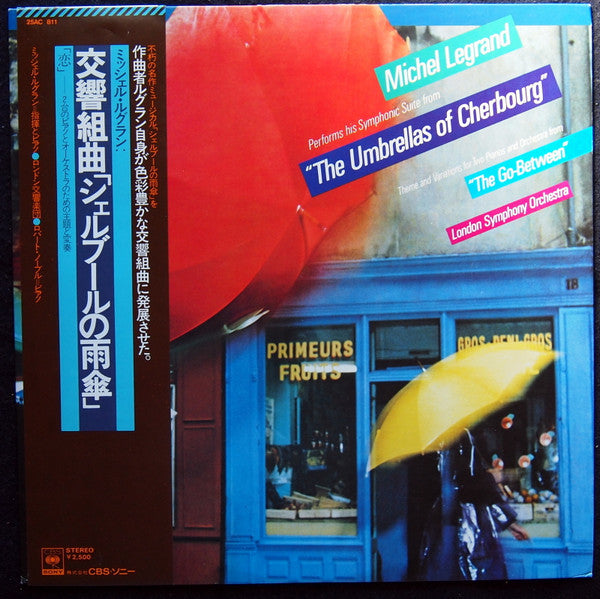 Michel Legrand - Performs His Symphonic Suite From "The Umbrellas Of Cherbourg" / Theme And Variations For Two Pianos And Orchestra From "The Go-Between" (Vinyl, LP) Very Good Plus (VG+) / Very Good Plus (VG+)