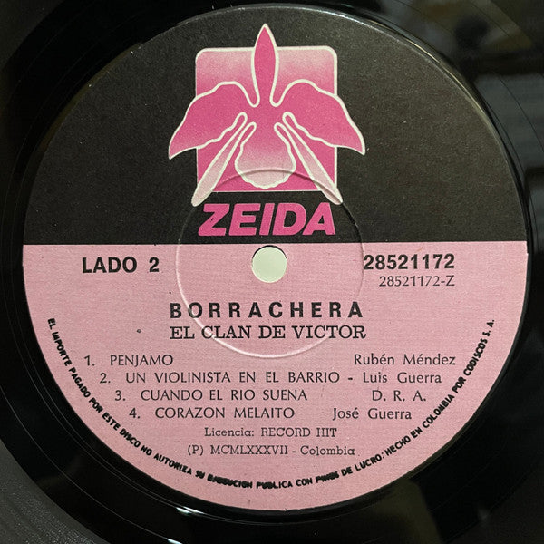 El Clan De Victor - El Clan De Víctor (Vinyl, LP, Album) Very Good (VG) / Very Good (VG)