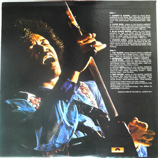 Jimi Hendrix - Hendrix In The West (Vinyl, LP) Very Good Plus (VG+) / Very Good Plus (VG+)