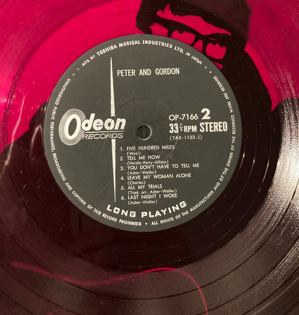 Peter & Gordon - Peter And Gordon (Vinyl, LP, Album, Stereo) Good Plus (G+) / Good (G)