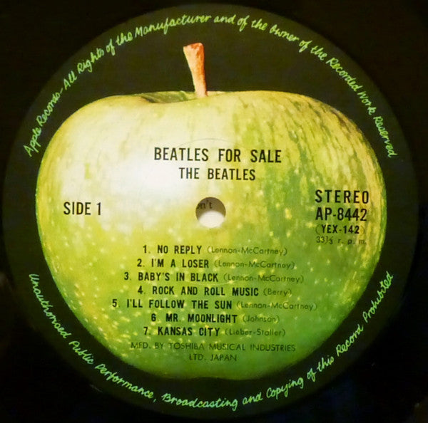 The Beatles - Beatles For Sale (Vinyl, LP, Album, Reissue, Stereo)