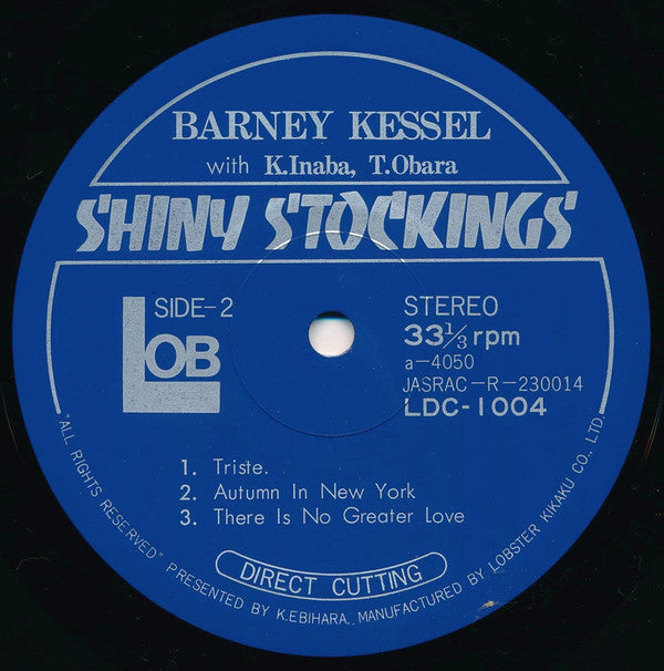 Barney Kessel - Shiny Stockings (Vinyl, LP, Album, Limited Edition, Stereo) Very Good Plus (VG+) / Very Good Plus (VG+)