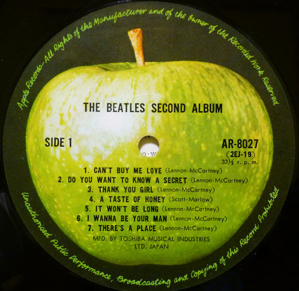 The Beatles - The Beatles' Second Album = Beatles No.2! (Vinyl, LP, Album, Reissue, Mono) Very Good Plus (VG+) / Very Good (VG)