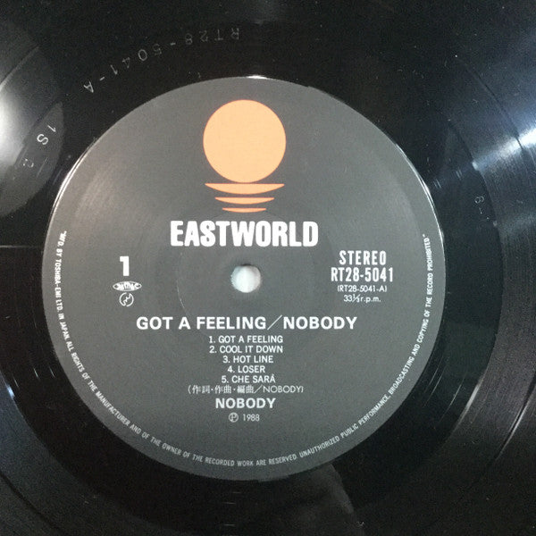 Nobody (14) - Got A Feeling (Vinyl, LP, Stereo)