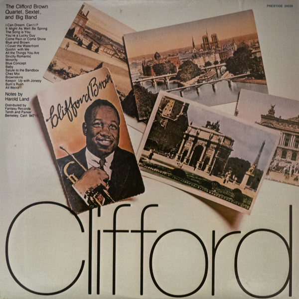 Clifford Brown - Clifford Brown In Paris (2xVinyl, LP, Compilation, Mono) Very Good Plus (VG+) / Good Plus (G+)