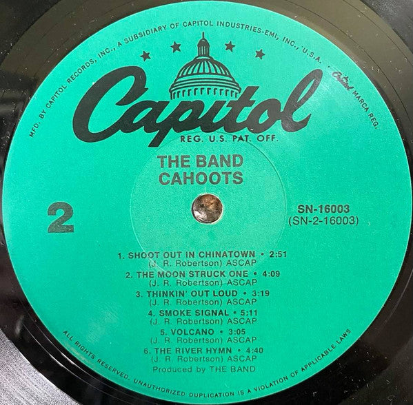 The Band - Cahoots (Vinyl, LP, Album, Reissue)