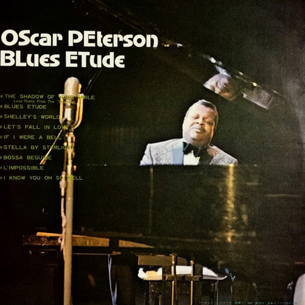 Oscar Peterson - Blues Etude = ブルース・エチュード (Vinyl, LP, Album, Stereo) Good Plus (G+) / Good Plus (G+)