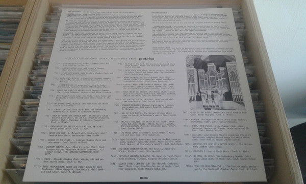 Oscars Motettkör - Cantate Domino (Vinyl, LP, Album) Near Mint (NM or M-) / Near Mint (NM or M-)