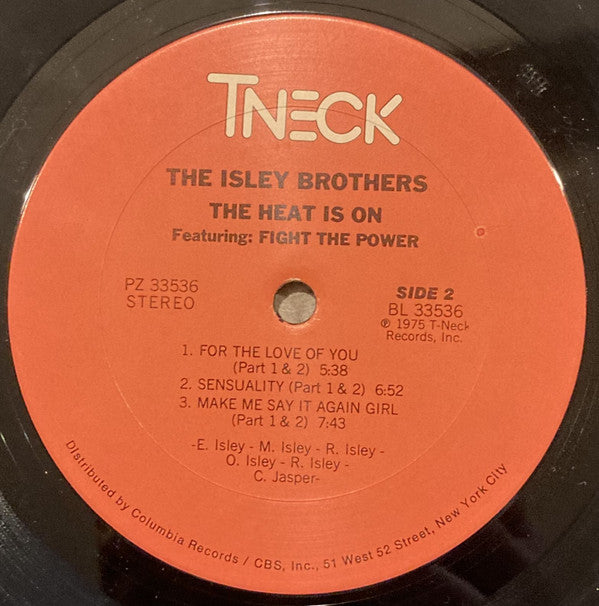 The Isley Brothers - The Heat Is On (Vinyl, LP, Album, Stereo) Very Good (VG) / Very Good (VG)
