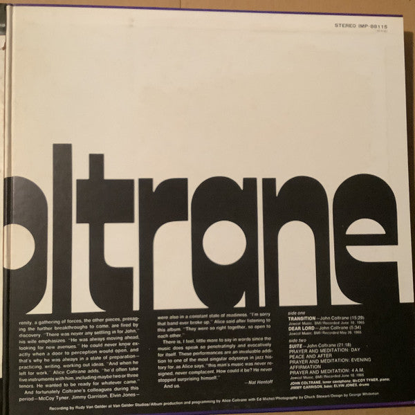 John Coltrane - Transition = トランジション (Vinyl, LP, Album, Reissue, St...