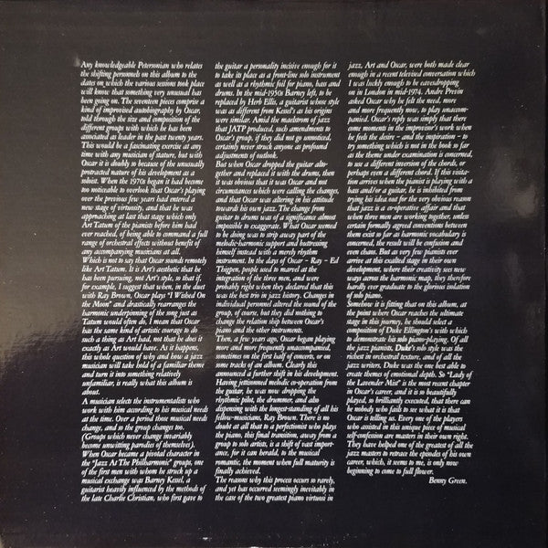 Oscar Peterson - The History Of An Artist (2xVinyl, LP, Album) Near Mint (NM or M-) / Near Mint (NM or M-)