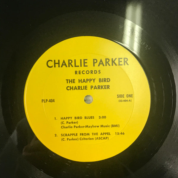 Charlie Parker - The Happy "Bird" (Vinyl, LP, Album, Reissue, Stereo) Very Good Plus (VG+) / Very Good Plus (VG+)