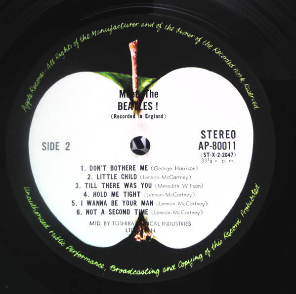 The Beatles - Meet The Beatles! (Vinyl, LP, Album, Reissue, Stereo)