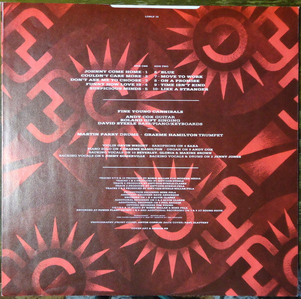 Fine Young Cannibals - Fine Young Cannibals (Vinyl, LP, Album, Stereo) Very Good (VG) / Good (G)