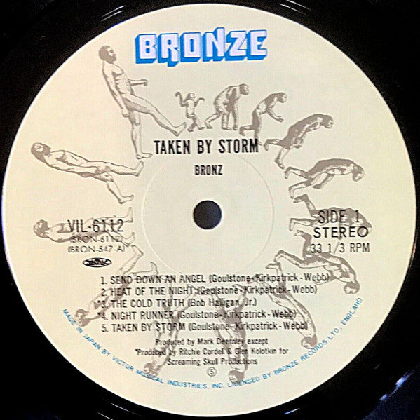 Bronz - Taken By Storm (Vinyl, LP, Album, Stereo) Very Good Plus (VG+) / Very Good (VG)