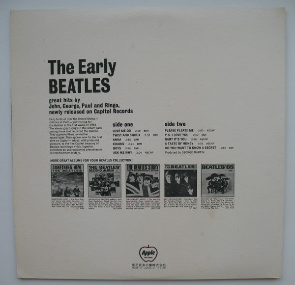The Beatles - The Early Beatles (Vinyl, LP, Album, Compilation, Stereo) Very Good (VG) / Very Good (VG)