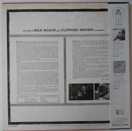 Clifford Brown And Max Roach - The Best Of Max Roach And Clifford B...