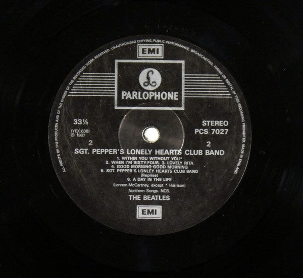 The Beatles - Sgt. Pepper's Lonely Hearts Club Band (Vinyl, LP, Album, Reissue, Remastered, Stereo) Very Good (VG) / Good Plus (G+)