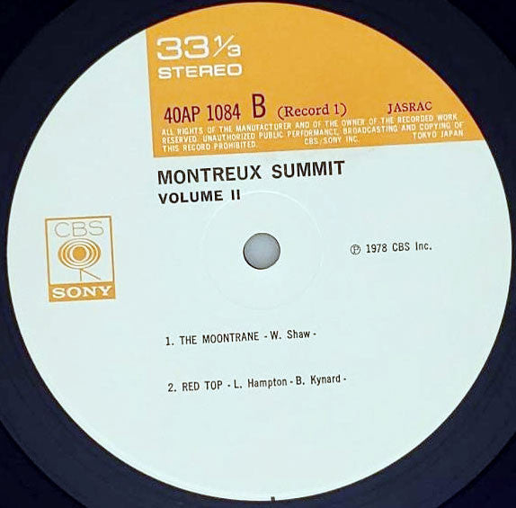 Various - Montreux Summit - Volume 2 (2xVinyl, LP, Album, Stereo) Very Good Plus (VG+) / Very Good Plus (VG+)