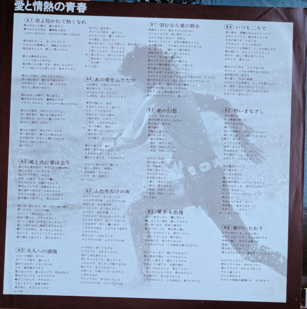 Hideki Saijo - 愛と情熱の青春 (Vinyl, LP, Album) Very Good Plus (VG+) / Very Good Plus (VG+)