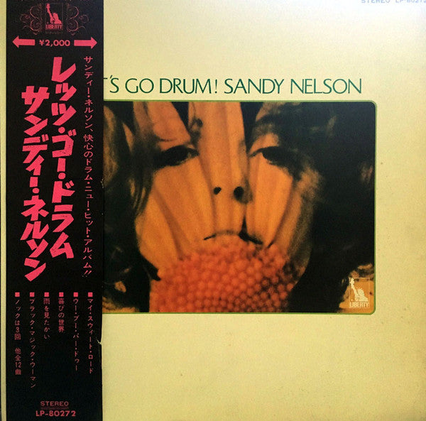 Sandy Nelson - Let's Go Drum! (Vinyl, LP, Compilation, Stereo) Very Good Plus (VG+) / Fair (F)
