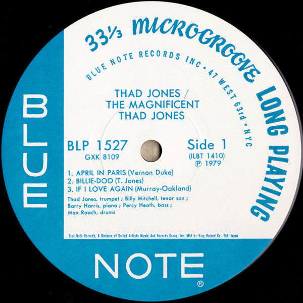 Thad Jones - The Magnificent Thad Jones (Vinyl, LP, Album, Reissue,...