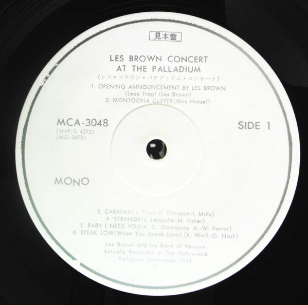 Les Brown - Concert At The Palladium (2xVinyl, LP, Promo) Very Good Plus (VG+) / Very Good (VG)