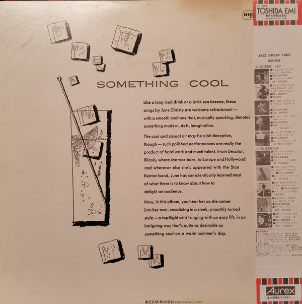 June Christy - Something Cool (Vinyl, LP, Album, Reissue, Mono)