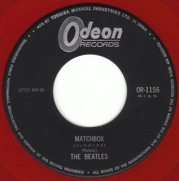 The Beatles - Matchbox / Slow Down (Vinyl, 7", 45 RPM, Single) Very Good (VG) / Very Good (VG)