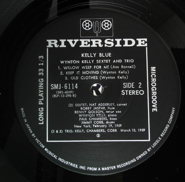 Wynton Kelly - Kelly Blue (Vinyl, LP, Album, Reissue)