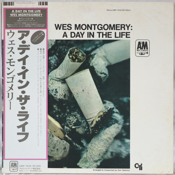 Wes Montgomery - A Day In The Life (Vinyl, LP, Album, Reissue, Stereo) Good Plus (G+) / Good (G)