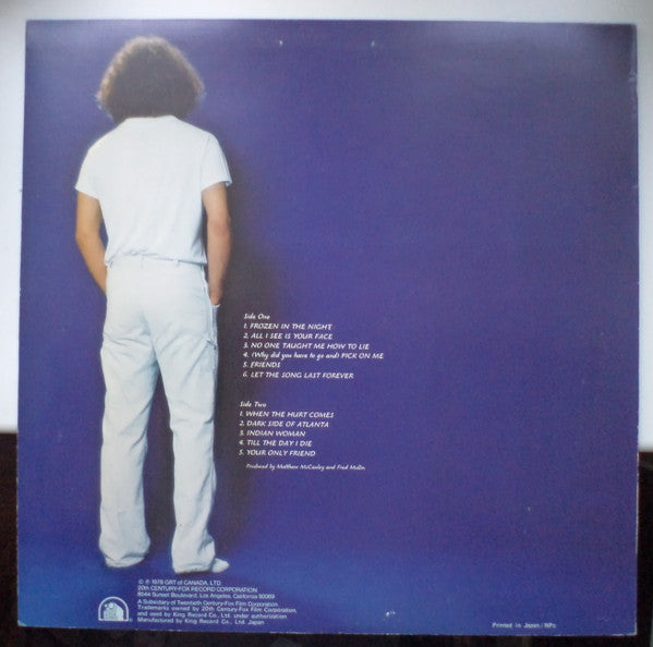 Dan Hill - Frozen In The Night (Vinyl, LP, Album) Very Good Plus (VG+) / Very Good Plus (VG+)