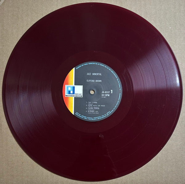 Clifford Brown - Jazz Immortal (Vinyl, LP, Album, Mono) Good Plus (G+) / Very Good (VG)