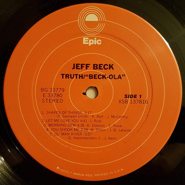 Jeff Beck - Truth/Beck-ola (Vinyl, LP, Compilation)