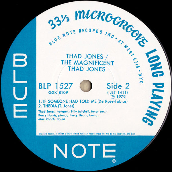 Thad Jones - The Magnificent Thad Jones (Vinyl, LP, Album, Reissue,...