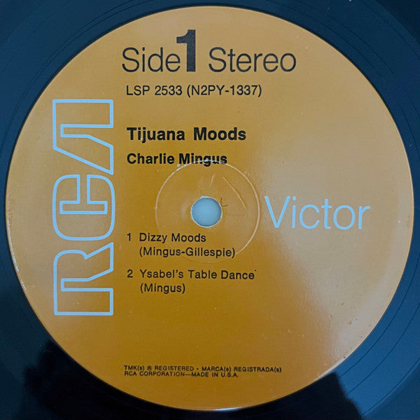 Charles Mingus - Tijuana Moods (Vinyl, LP, Album, Reissue, Stereo) Very Good Plus (VG+) / Good Plus (G+)