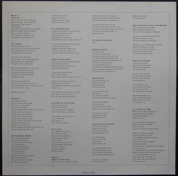 The Mills Brothers - The Original Mills Brothers (1931-1935) (Vinyl, LP, Compilation, Mono) Near Mint (NM or M-) / Very Good Plus (VG+)