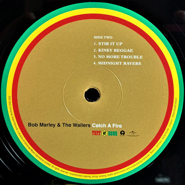 Bob Marley & The Wailers - Catch A Fire (Vinyl, LP, Album, Limited Edition, Reissue, Remastered) Very Good (VG) / Near Mint (NM or M-)