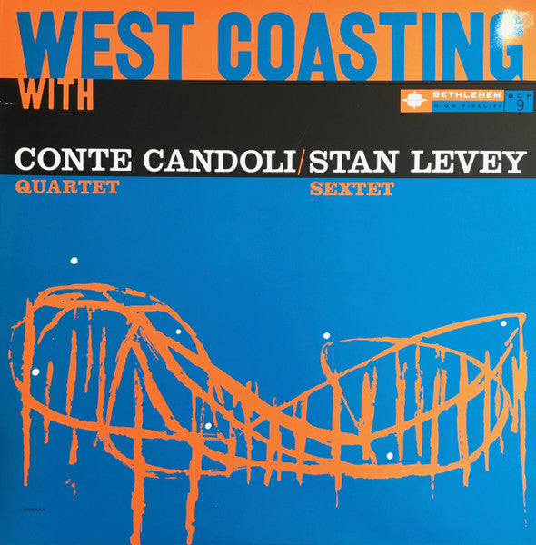 The Conte Candoli Quartet - West Coasting With Conte Candoli And Stan Levey (Spanish Reissue) (Vinyl, LP, Compilation) Very Good Plus (VG+) / Very Good (VG)
