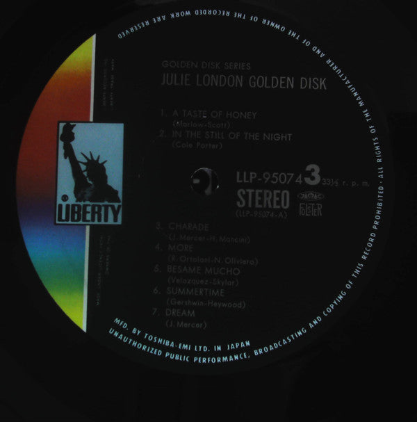 Julie London - Golden Disk (2xVinyl, LP, Compilation) Very Good (VG) / Very Good Plus (VG+)